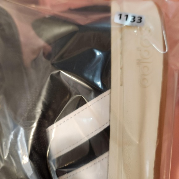 Adidas Cloudfoam Shoes Mens Size 9 Black White Low Top Casual Sneakers AJR0543 - Picture 8 of 8